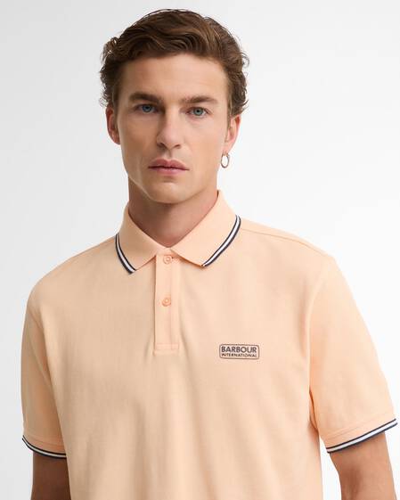 Poloshirt Evan Short-Sleeved Bleached Apricot