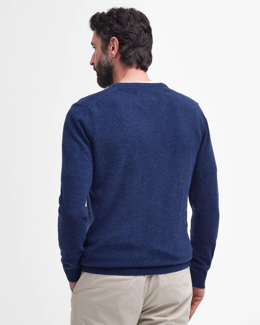 Felpa con scollo a V Essential