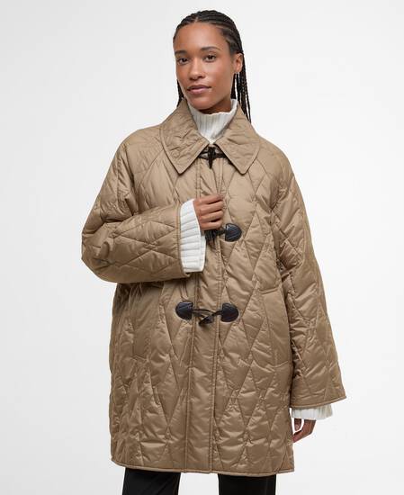 Montgomery trapuntato Cosette Military Brown/Hessian Tartan Montgomery trapuntato Cosette Military Brown/Hessian Tartan