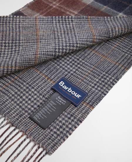 Sciarpa reversibile in lana d'agnello Dramside Midnight Oak Tartan Sciarpa reversibile in lana d'agnello Dramside Midnight Oak Tartan