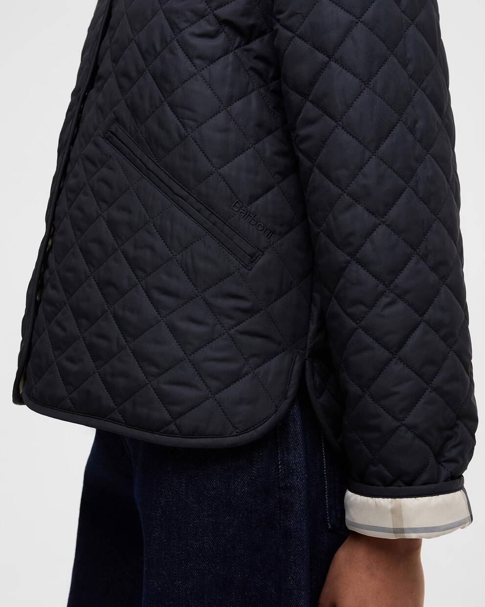 Cashel Collarless Quilted Jacket