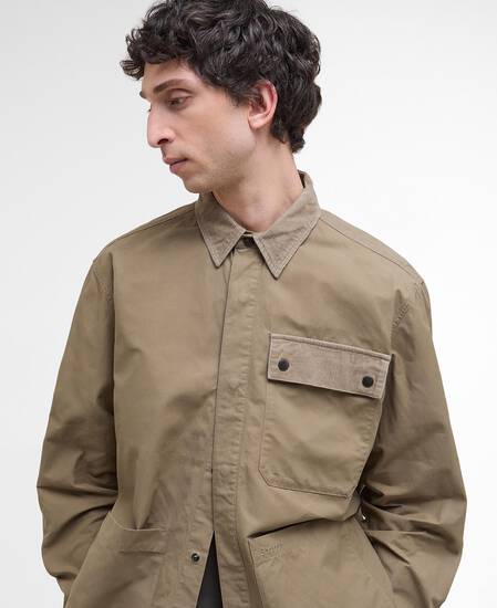 Overshirt Silverbay Oversized Twill British Khaki