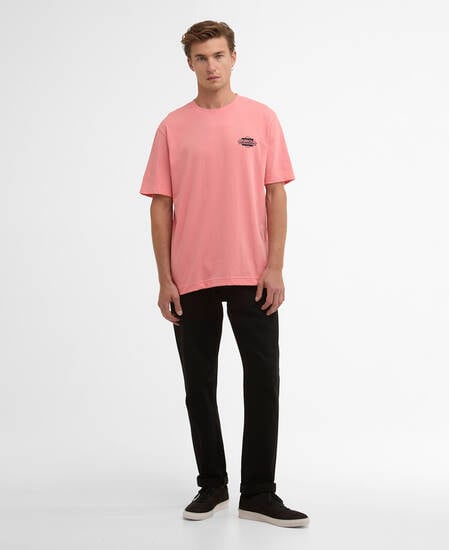 T-shirt con stampa Wilmslow Burnt Coral