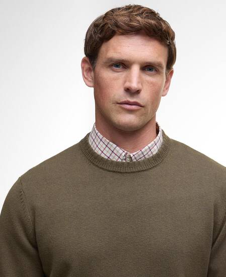Kelson Crew Neck Jumper Olive