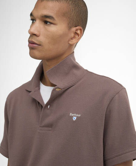 Sports Short-Sleeved Polo Shirt Peppercorn