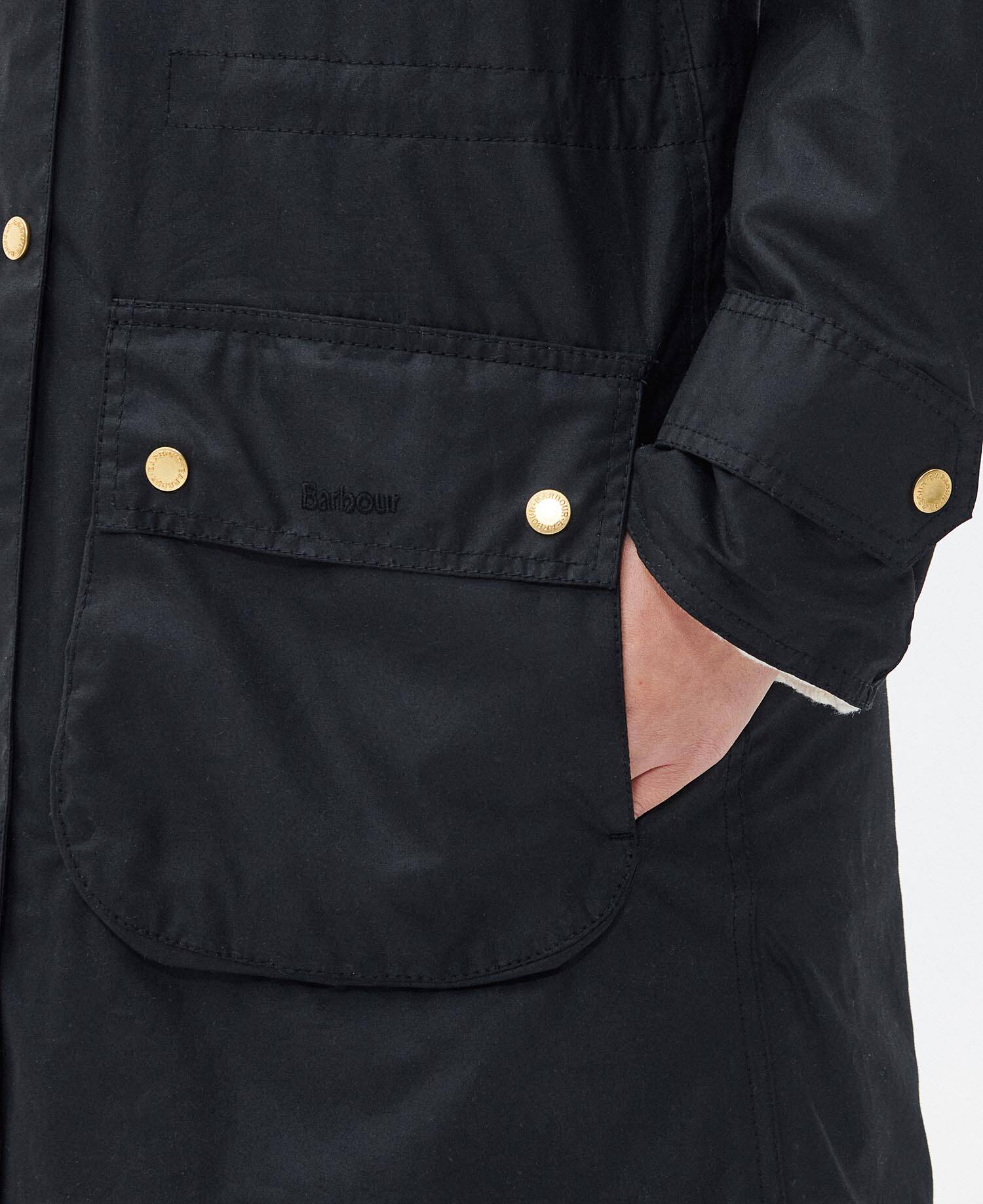 Long Cannich Waxed Jacket image number 5