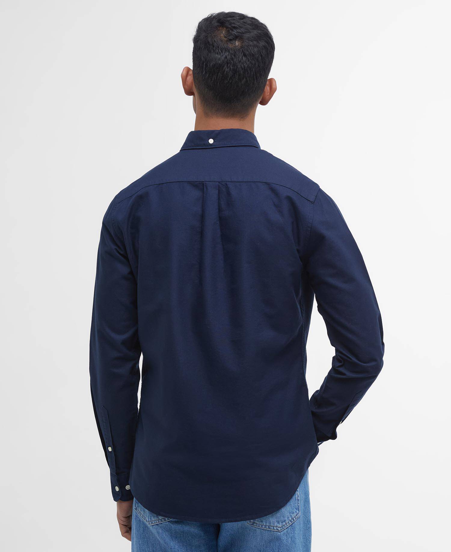 Oxford Tailored Long-Sleeved Shirt Classic Navy image number 2