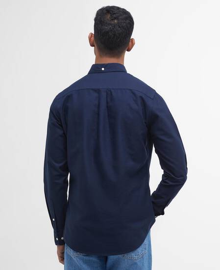 Oxford Tailored Long-Sleeved Shirt Classic Navy