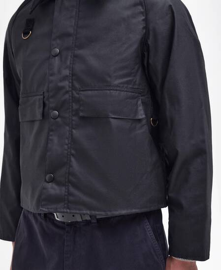 Spey Slim Waxed Jacket Classic Black