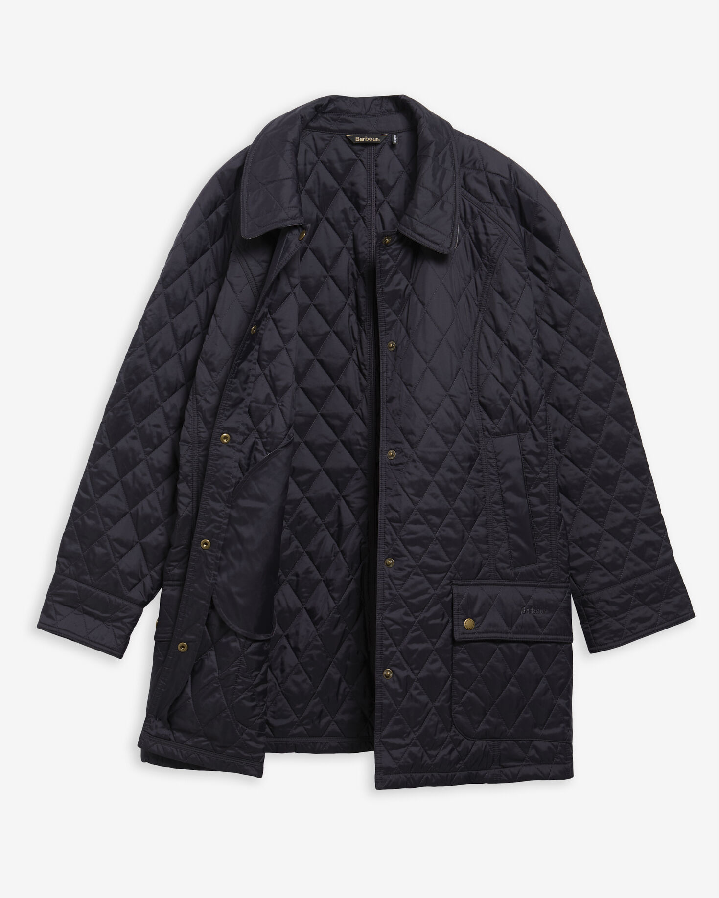 Summer Beadnell Plus-Size Quilted Jacket Navy