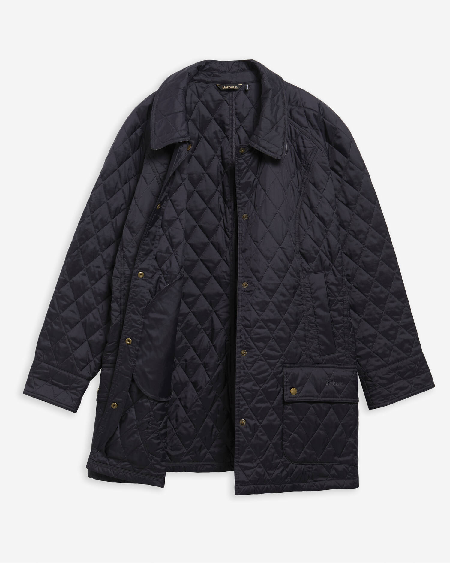 Summer Beadnell Plus-Size Quilted Jacket Navy image number 5