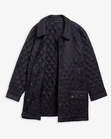 Summer Beadnell Plus-Size Quilted Jacket Navy