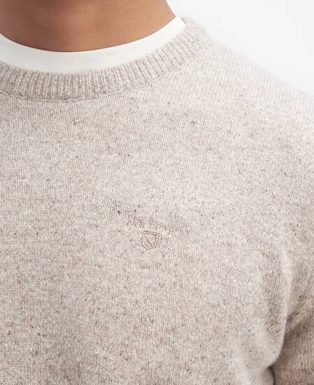 Essential Tisbury Crew-Neck Jumper Stone