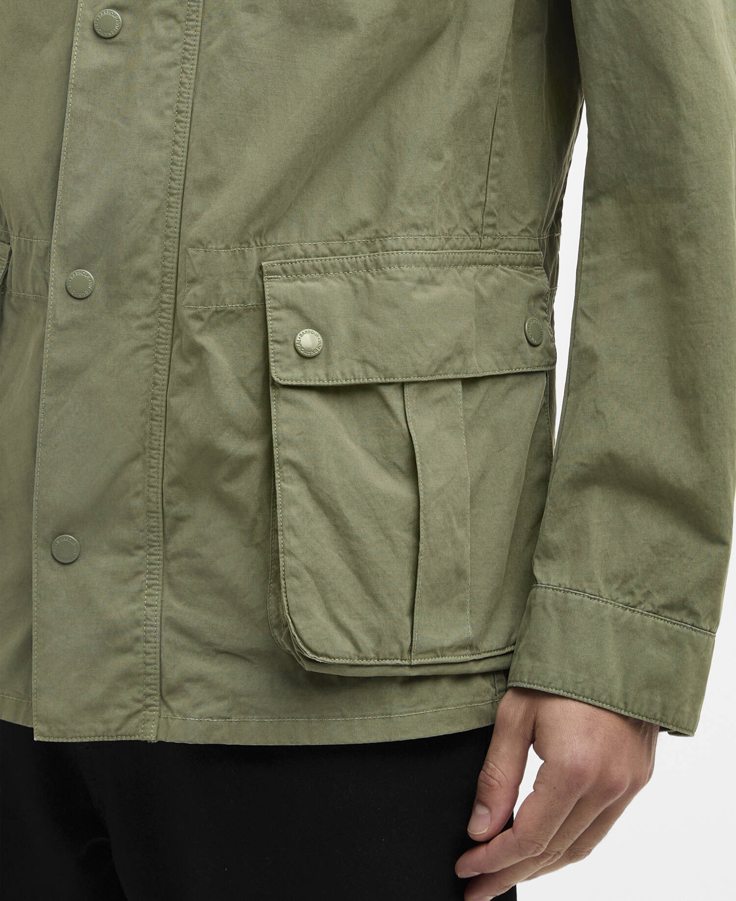 Giacca casual Duke tinta in capo Burnt Olive image number 5