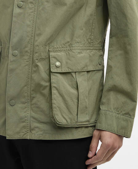 Giacca casual Duke tinta in capo Burnt Olive