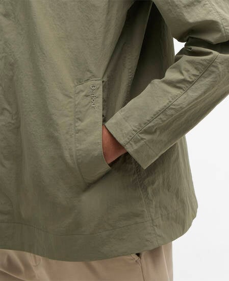 Short Rokig Showerproof Jacket Dusty Olive