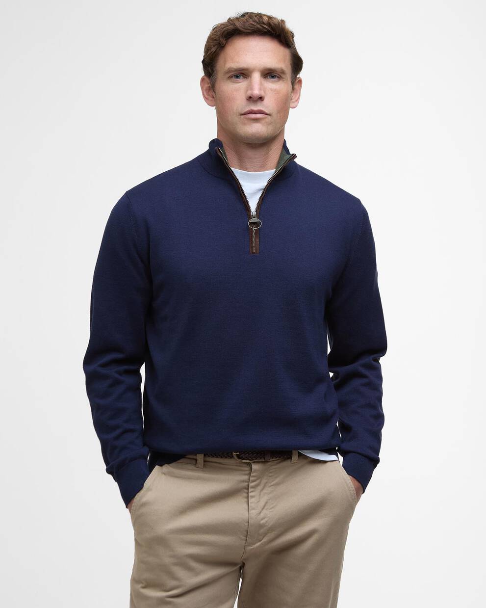 Maglione con zip corta Bayfield