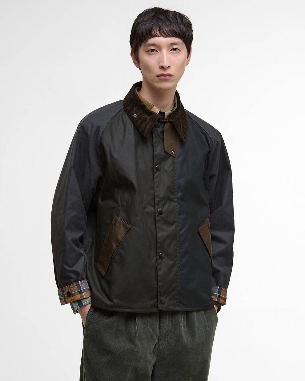 Patchwork Transport Waxed Jacket