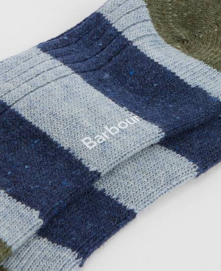 Houghton Stripe Socks Blue Stone Houghton Stripe Socks Blue Stone