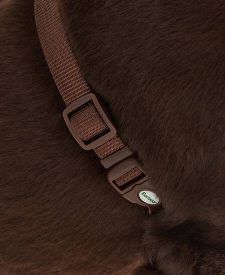 Tartan Dog Harness Taupe-Pink Tartan