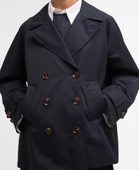 Maisy Showerproof Jacket Dark Navy / Dress Navy Tartan