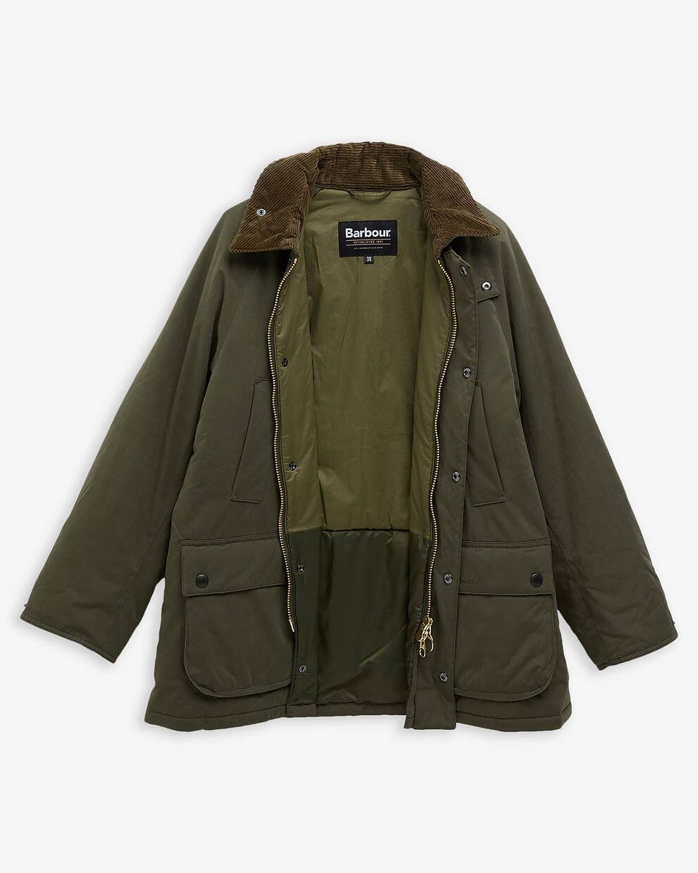 Oversized Bedale Padded Casual Jacket