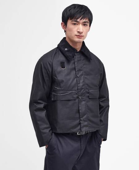 Spey Slim Waxed Jacket Classic Black
