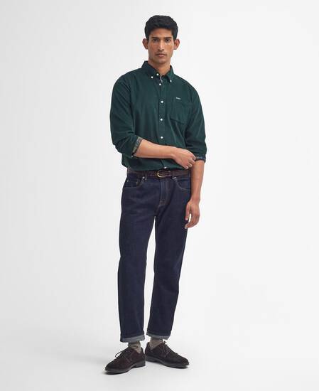 Ramsey Tailored Long-Sleeved Shirt Seaweed