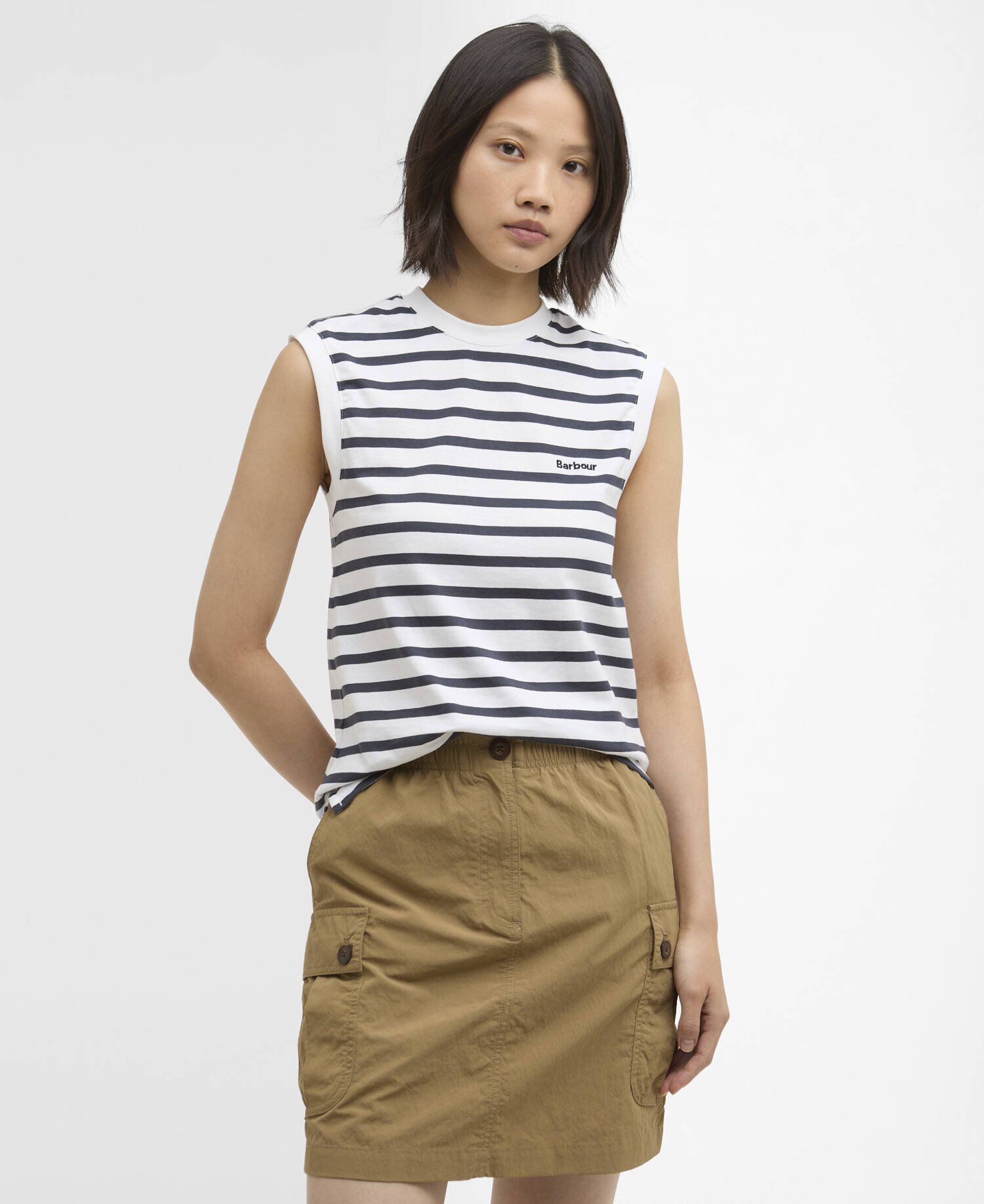 Debbie Striped Sleeveless Top image number 0