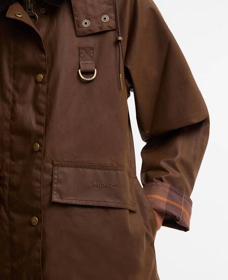 Avon Waxed Jacket Bark-Muted