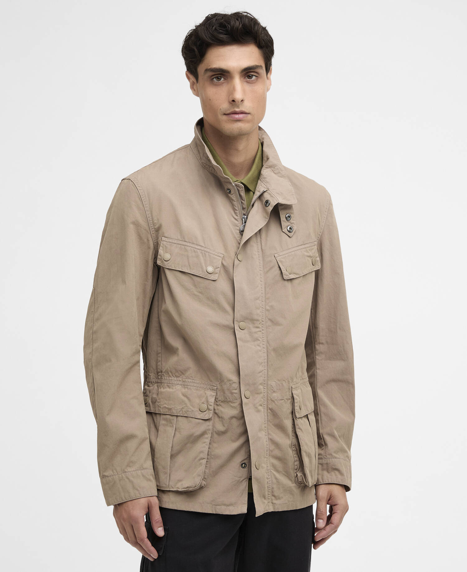 Giacca casual Duke tinta in capo Timberwolf image number 0