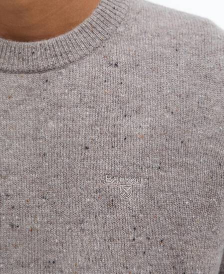 Tainsbury Crew Neck Jumper Stone