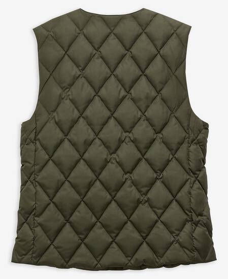 Gilet in piumino d'oca Fiona Olive/Ancient