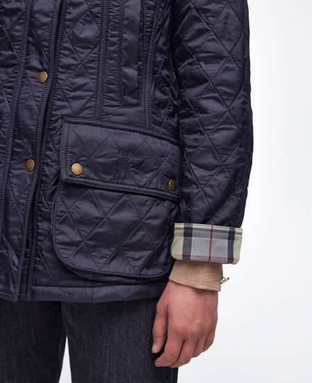 Beadnell Polarquilt Jacket Navy-Navy