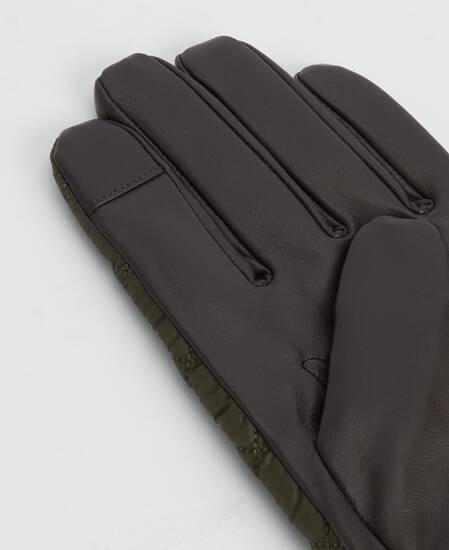 Singsby Quilted Waterproof Gloves Dark Olive