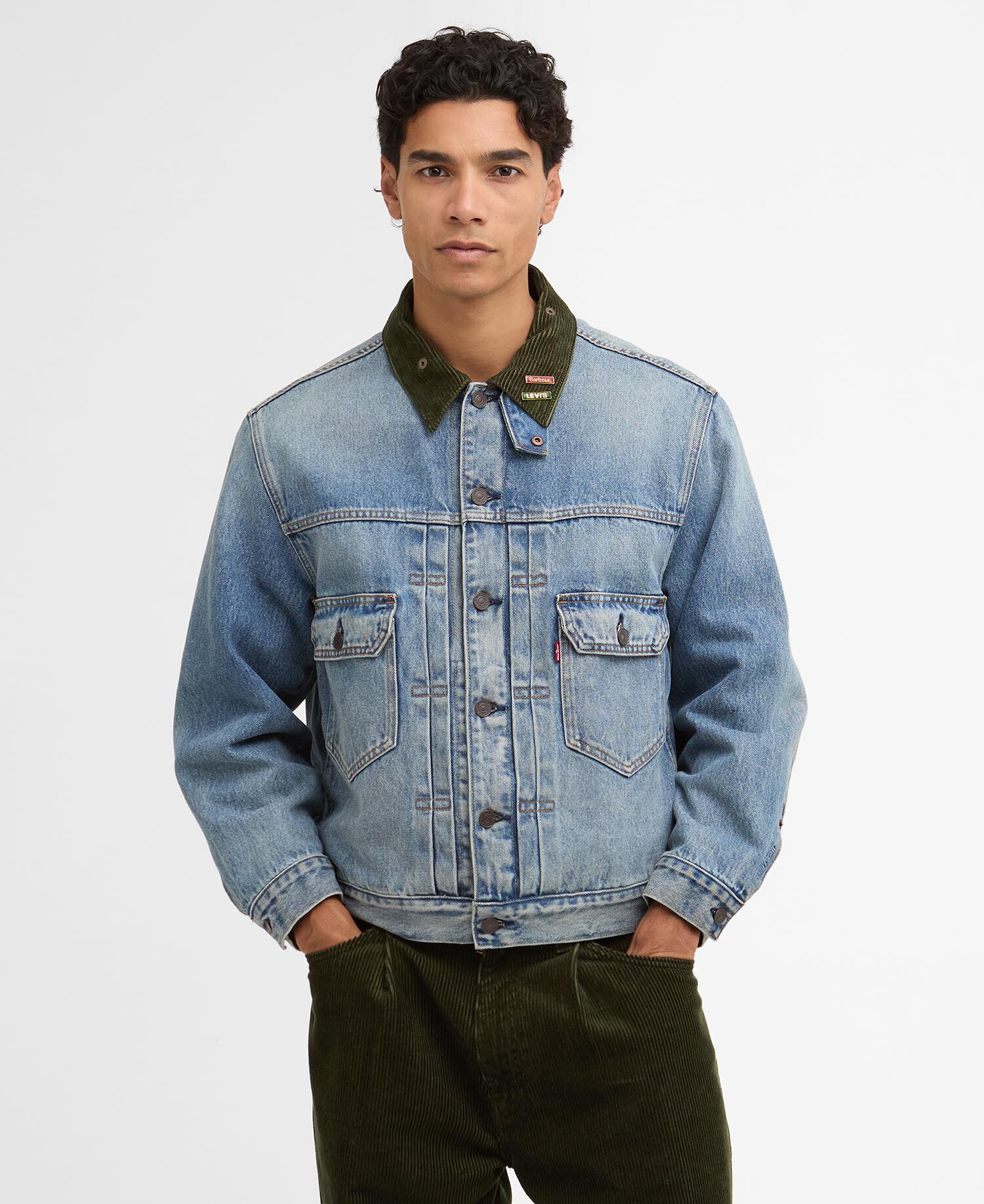 Buy Barbour x Levi's Type II Denim Jacket for N/A 0.0 | BARBOUR_ROW