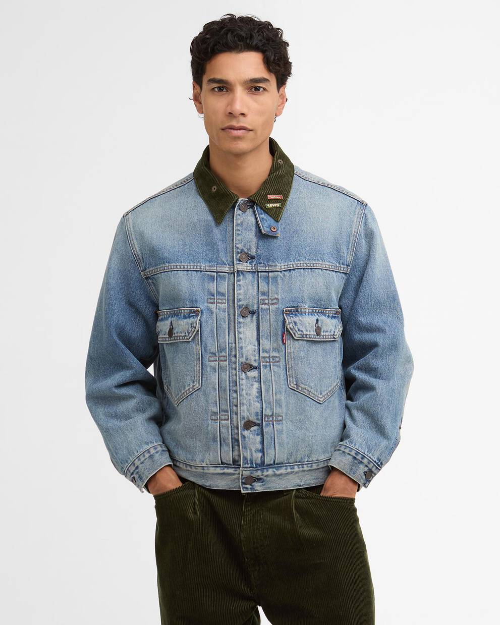 Barbour x Levi&rsquo;s&reg; Jeansjacke Type II