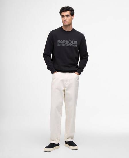 Essential Graphic Crew Sweatshirt Black