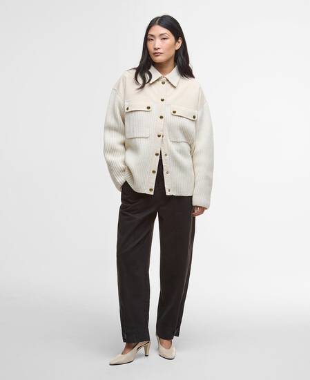 Maxine Knitted Overshirt Birch
