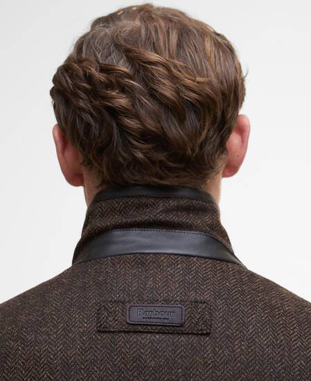 Giacca Hereford in tweed di lana Rustic Brown