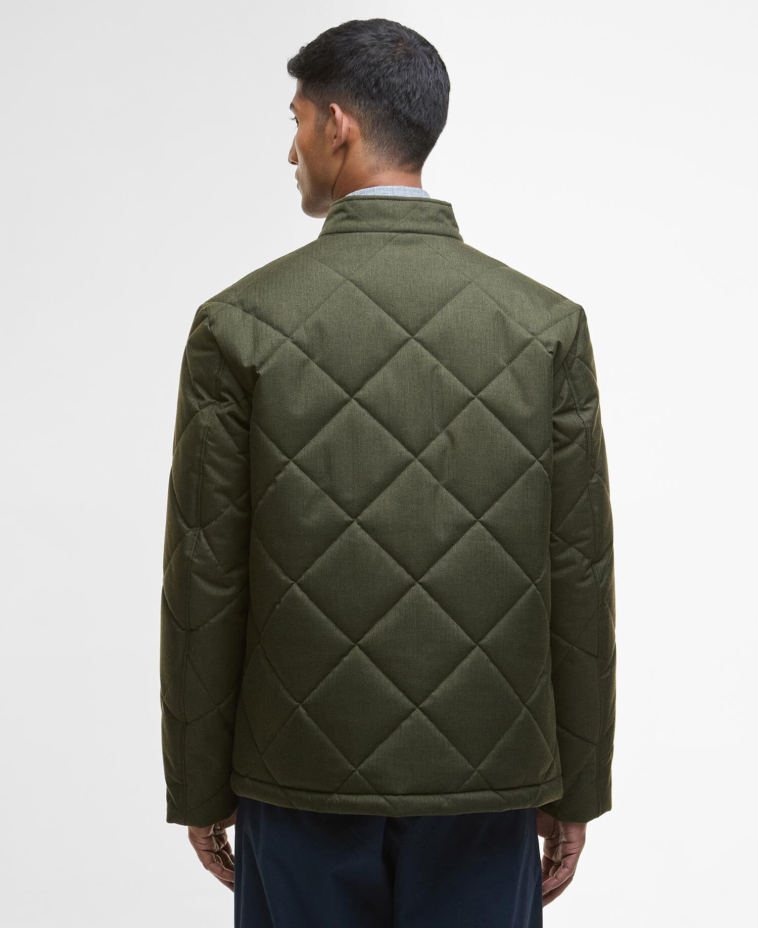 City Harrington Quilted Jacket Olive