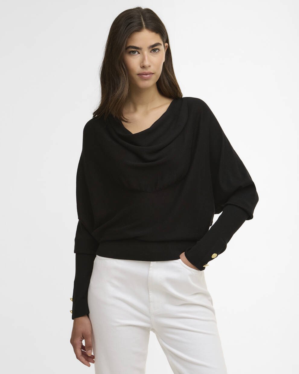 Maglione Nia con collo ad anello