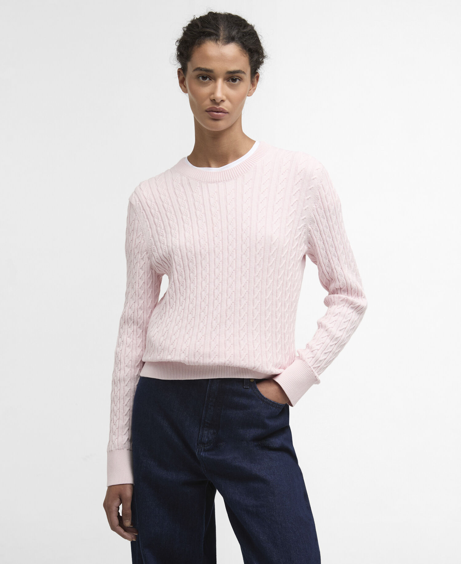 Hartland Crew Neck Jumper Pink