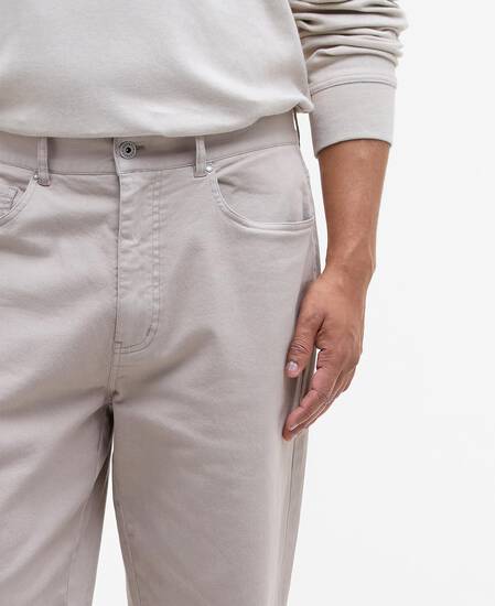 Pantaloni in tessuto stretch lavato dalla vestibilità regular Concrete Pantaloni in tessuto stretch lavato dalla vestibilità regular Concrete