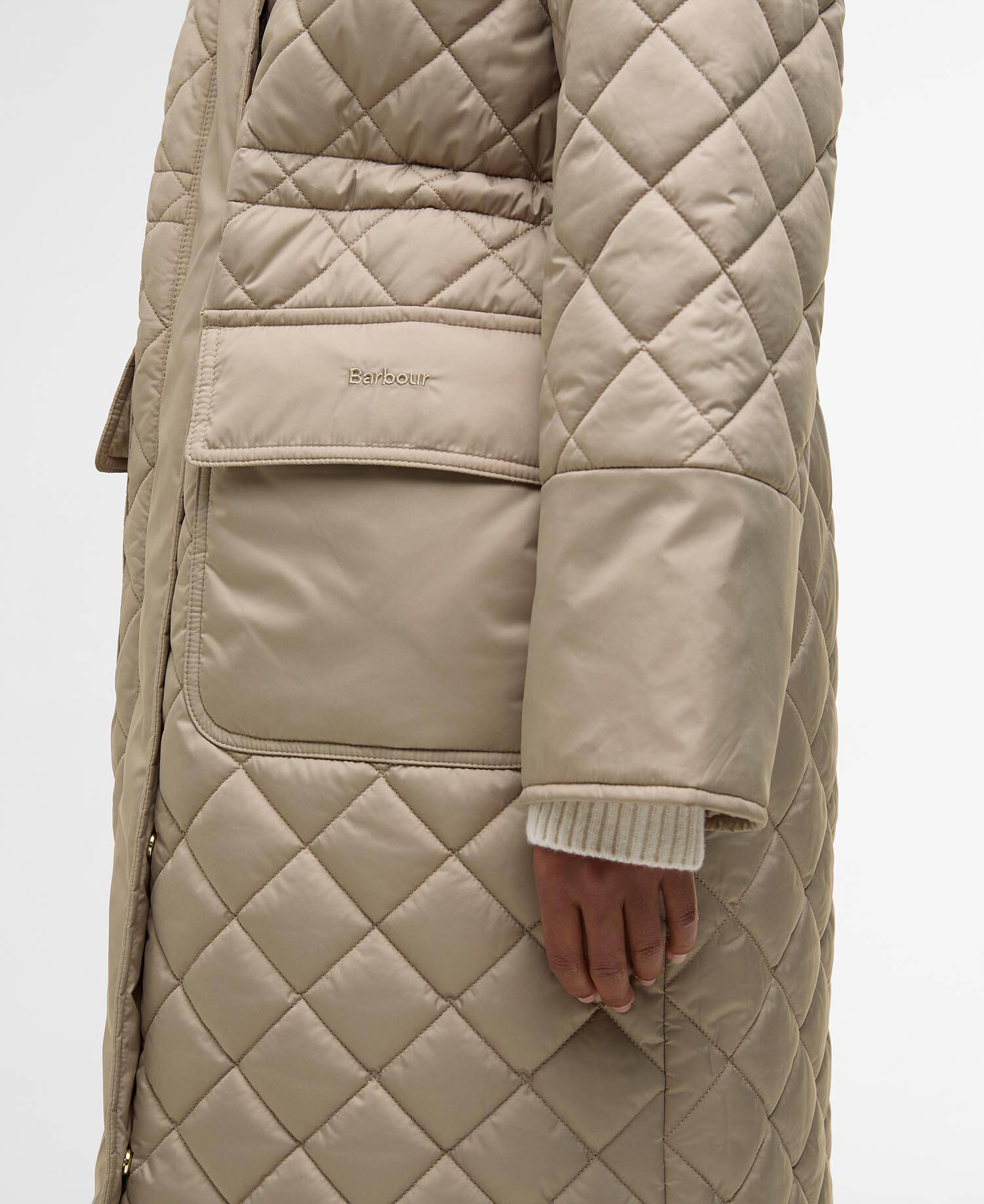 Aishling Quilted Jacket Honey/Ancient Poplar image number 5