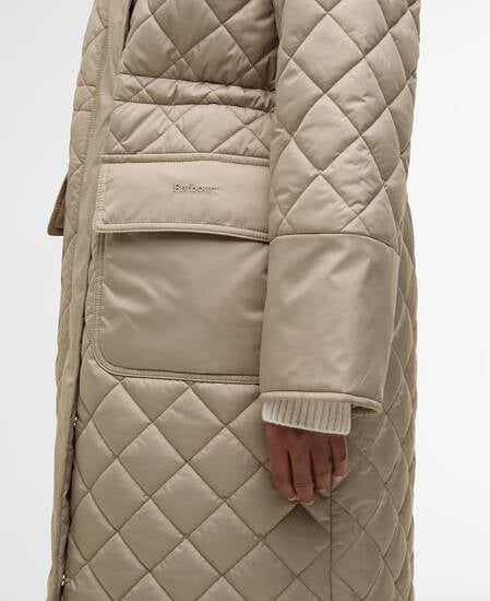 Aishling Quilted Jacket Honey/Ancient Poplar