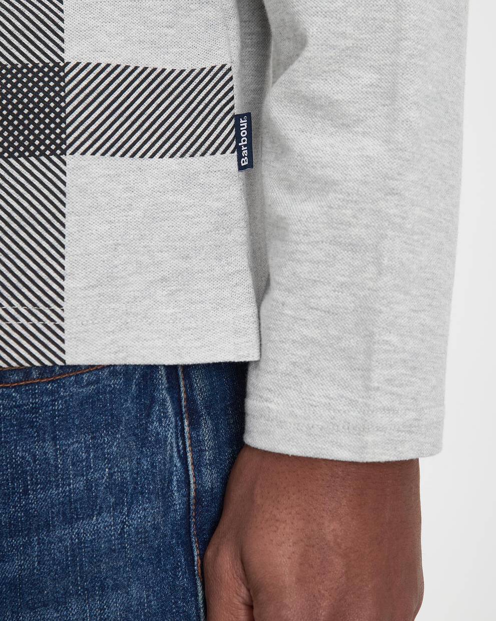 Blaine Tartan Long-Sleeved Polo Shirt