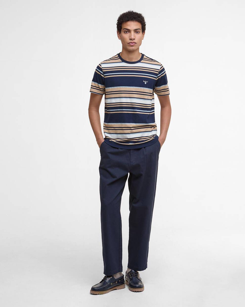 Aickmen Tailored Striped T-Shirt