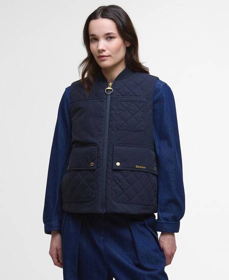 Theodora Gilet Dark Navy Theodora Gilet Dark Navy