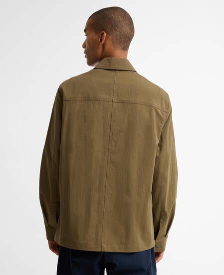 Strickland Textured Overshirt Clay